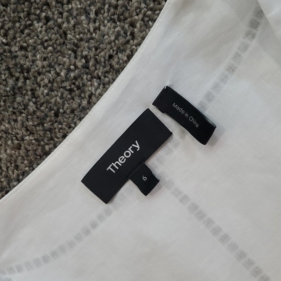 Theory Women Ladder Eyelet Sleeveless Midi Dress sz 6 - Picture 5 of 13